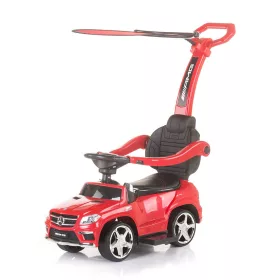   Chipolino Mercedes Benz GL63 AMG bébitaxi tolókarral és kupolával - piros
