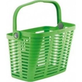 Bellelli Plaza műanyag bicikli kosár - zöld