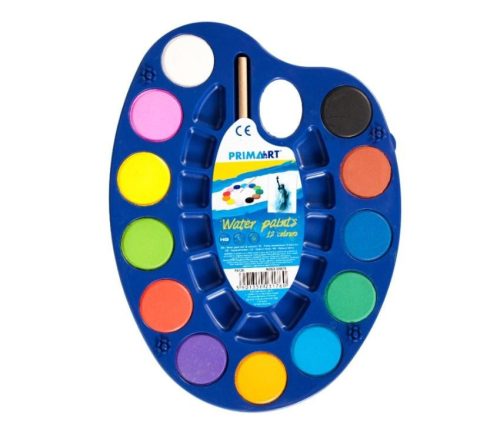 Prima Art vízfesték paletta - 12 szín