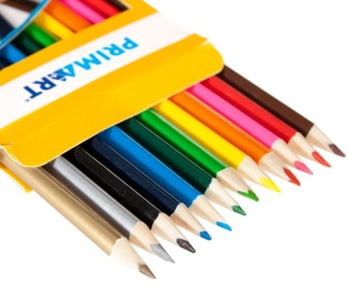 Prima Art háromszögletű színes ceruza - 12 Darab