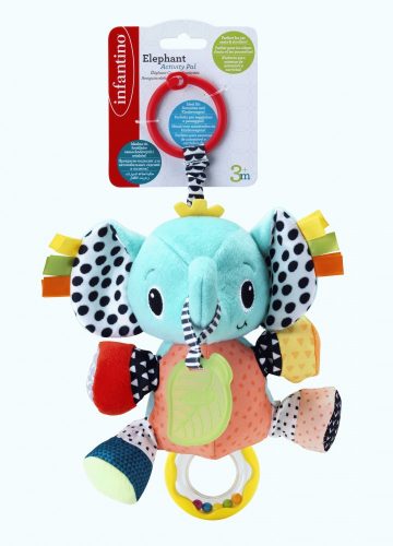 Infantino plüss játék - elefánt
