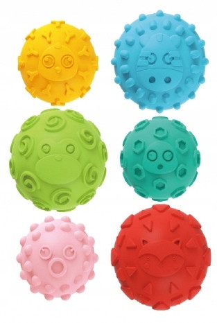 BamBam érzékfejlesztő labdák 6dbos