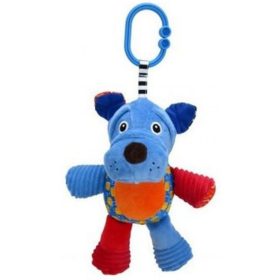 Lorelli Toys plüss zenélőjáték - Kék Kutya