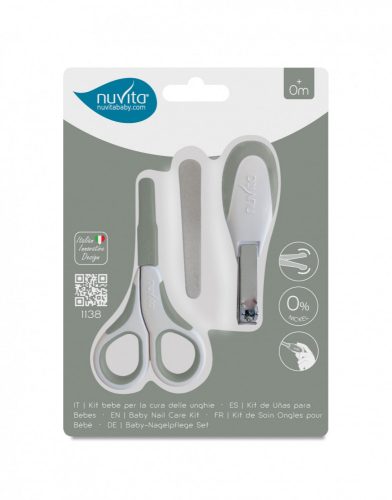 Nuvita körömápolási szett - Sage Green - 1138
