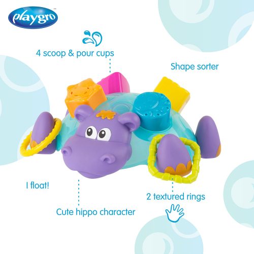 Playgro készségfejlesztő formabedobó - Floating hippo
