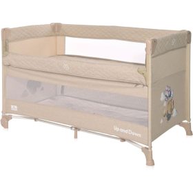   Lorelli Up and Down multifunkciós  utazóágy - Beige Flying Friends