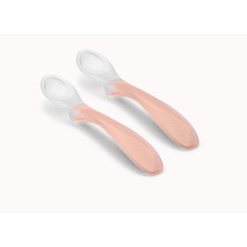 Nuvita 2Darab-os szilikon kanál szett - English Rose - 8480