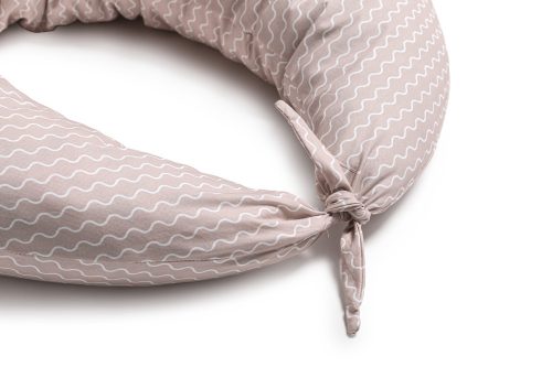 Nuvita Dreamwizard terhességi és szoptatós párna - Pink with curves - 7200