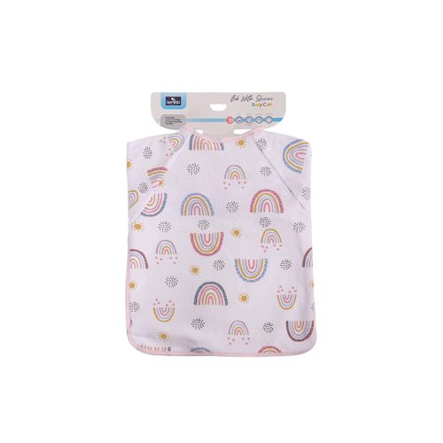 Baby Care hosszú ujjú pamut előke - Girl