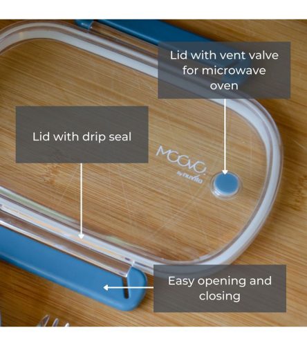 Nuvita uzsonnás doboz S 490 ml - Sage green 4420