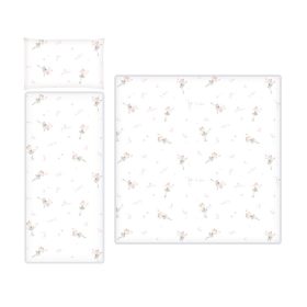   Lorelli 3 részes ágynemű garnitúra babakocsiba - Ballett Pink