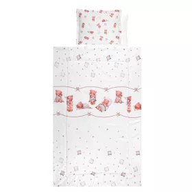   Lorelli 4 részes ágynemű garnitúra - Bears & Pillows Beige