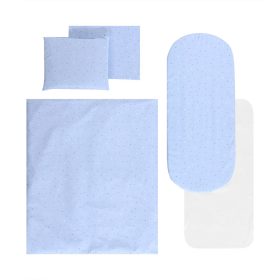   Lorelli 5 részes téli ágynemű garnitúra babakocsiba - Blue Sky