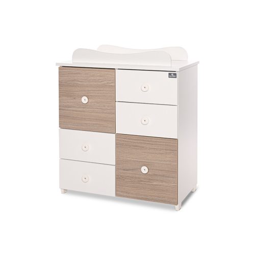 Lorelli Cupboard pelenkázó komód - White & Amber