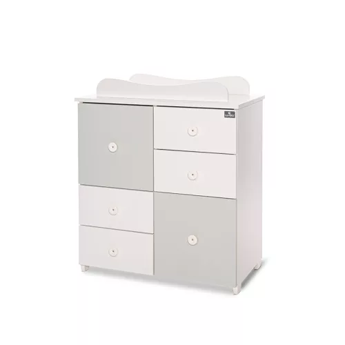 Lorelli Cupboard pelenkázó komód - White & Milky Green