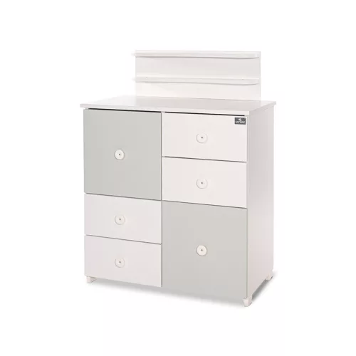 Lorelli Cupboard pelenkázó komód - White & Milky Green