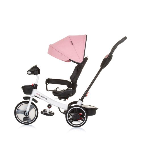 Chipolino Be active tricikli kupolával - Pink Linen
