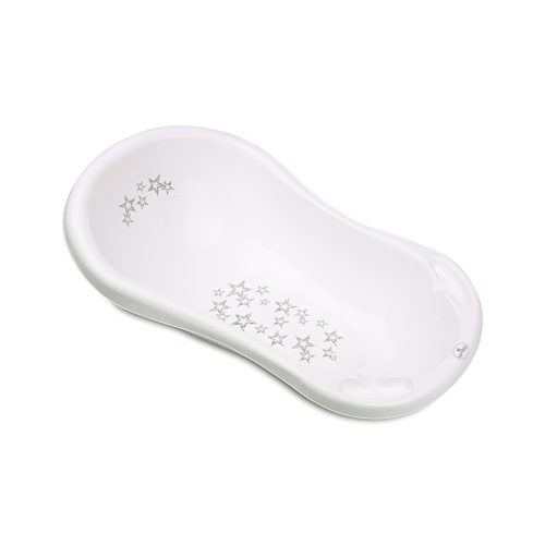 Lorelli Kád 84 kád leeresztő dugóval csúszásgátlóval - Little Stars White