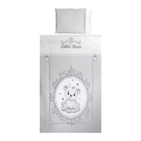 Lorelli 4 részes ágynemű garnitúra - Little Bear Grey