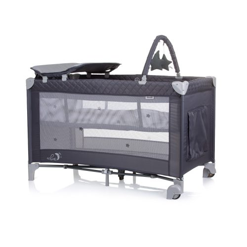 Chipolino Luna multifunkciós utazóágy - Granite