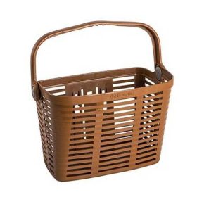 Bellelli Plaza XL műanyag bicikli kosár - barna