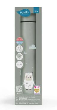 Nuvita termosz digitális hőmérséklet kijelzővel 500ml - Sage Green - 4455