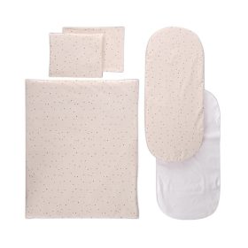   Lorelli 5 részes téli ágynemű garnitúra babakocsiba - Beige Sky