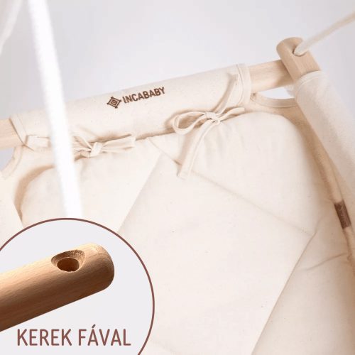 Incababy Babahinta Cream kerek fával RW