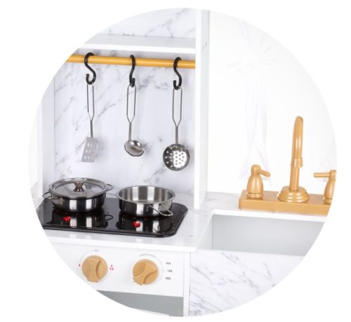 Chipolino Játékkonyha hangokkal és fényekkel - főzőlappal és fagyikészítővel