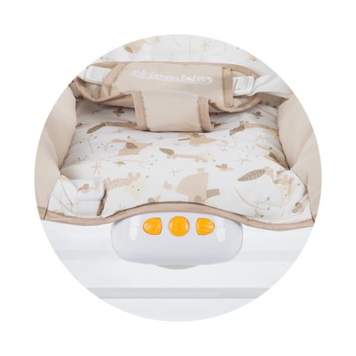 Chipolino Rezgő és zenélő egység fényekkel, fehér