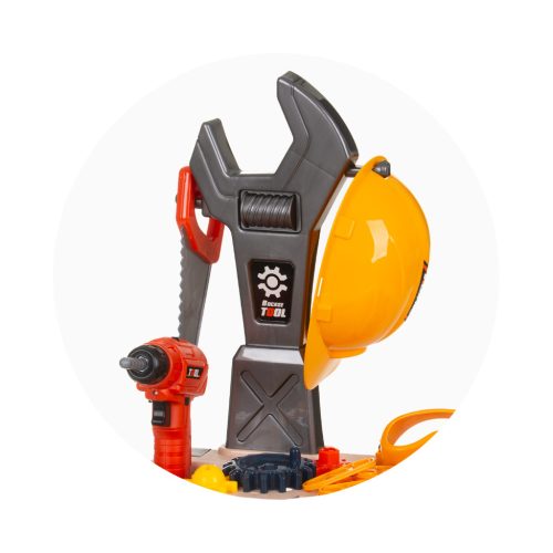 Chipolino szerelő asztal játék szett 63dbos