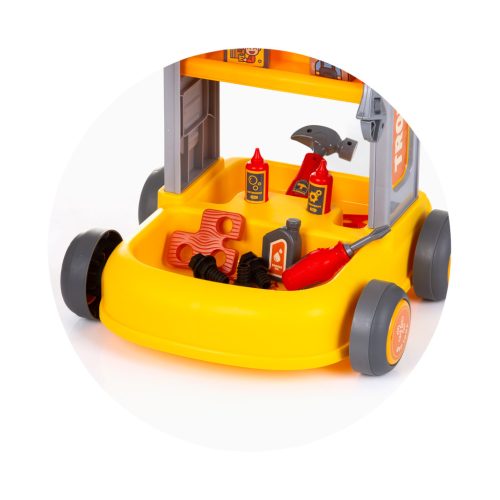 Chipolino Szerelőkocsi szerszámokkal játékszett