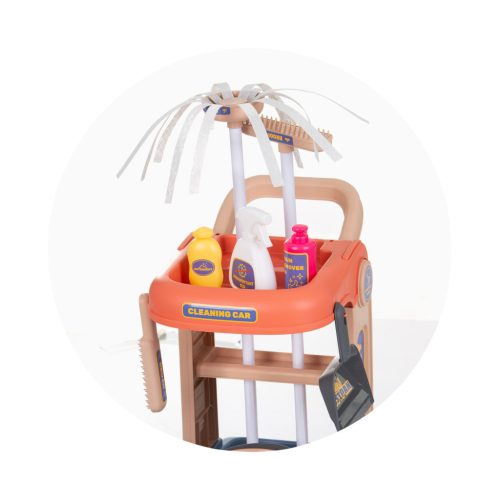 Chipolino takarító kocsi játék szett