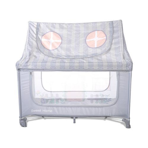 Lorelli Sweet Home 2, multifunkciós utazóágy tetővel - Grey