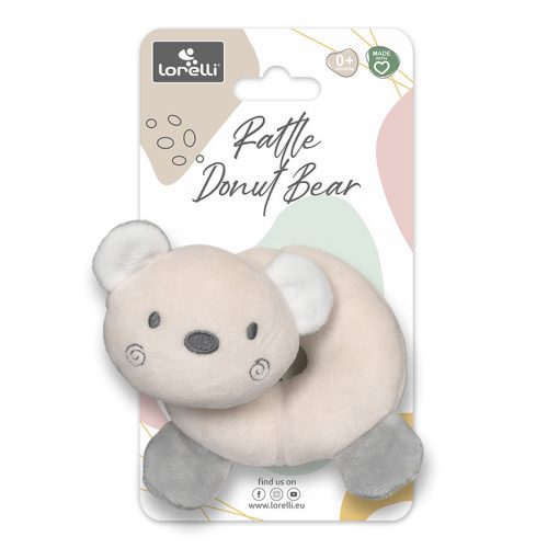 Lorelli Toys Csörgő fánk - Bézs Maci