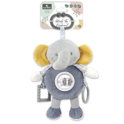 Lorelli Toys plüss csörgőjáték - Szürke Elefánt