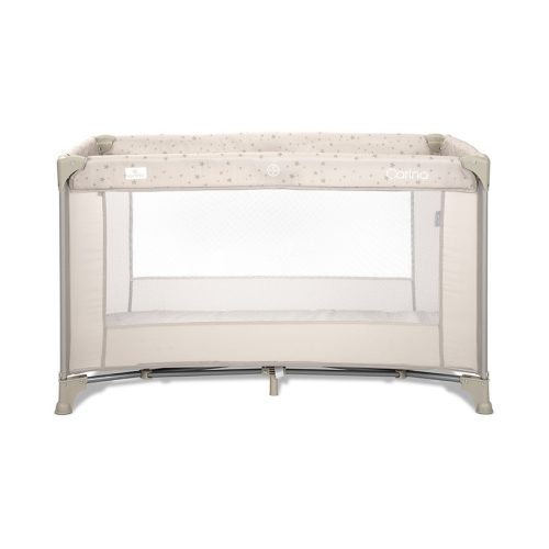 Lorelli Carina 1 fix utazóágy - Beige Stars