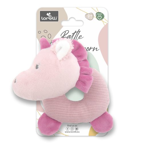 Lorelli Toys Csörgő fánk - Pink Unikornis