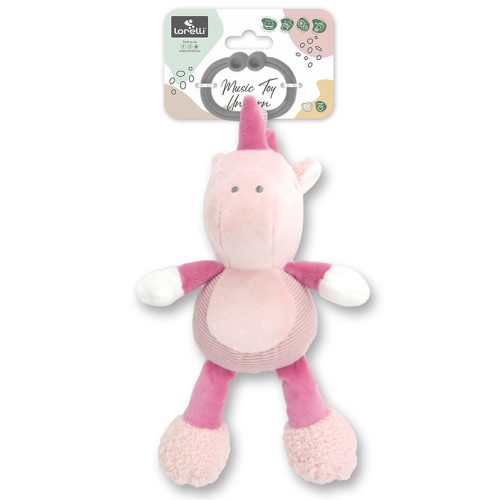 Lorelli Toys plüss zenélő játék - Pink Unikornis