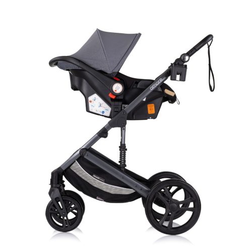 Chipolino Amore babakocsi mózessé alakítható sportrésszel - Cloud grey