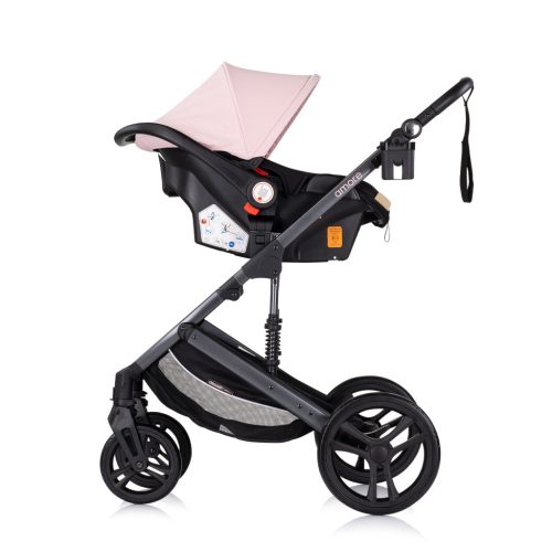 Chipolino Amore babakocsi mózessé alakítható sportrésszel - Pink Marshmallow