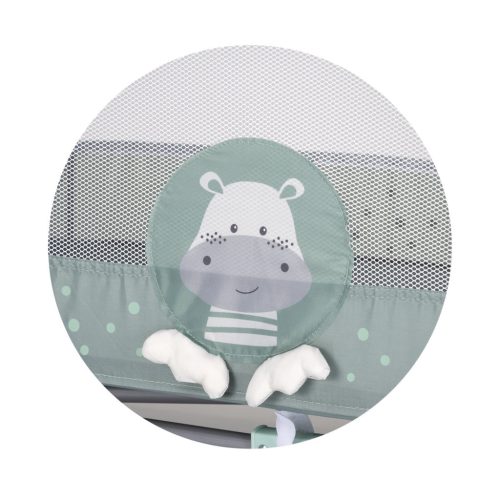 Chipolino Capri fix utazóágy - Hippo green