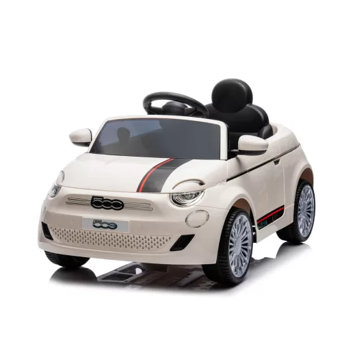 Chipolino Fiat 500 elektromos autó - white