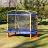 Chipolino Playground Trambulin 200 cm csúszdával, létrával - blue