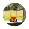 Chipolino Playground Trambulin 200 cm csúszdával, létrával - blue