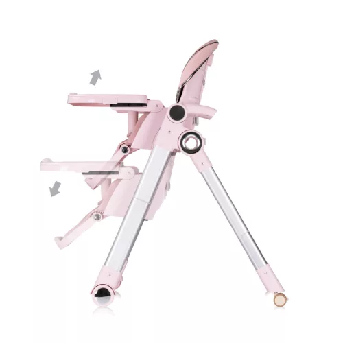 Chipolino Super Chef multifunkciós etetőszék - Pink Marshmallow