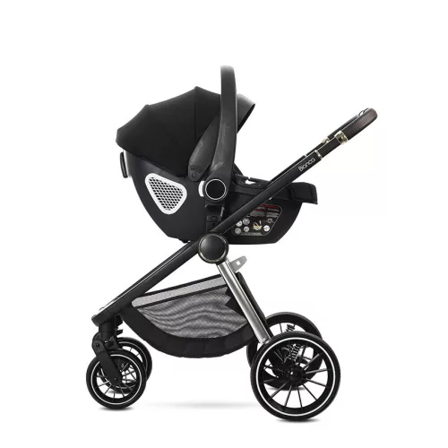 Lorelli Bianca 3az1-ben újszülött babakocsi Lorelli Aria Luxe hordozóval - Grey (2 doboz)
