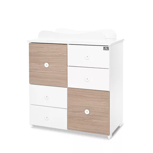 Lorelli Cupboard pelenkázó komód - White & Amber ÚJ