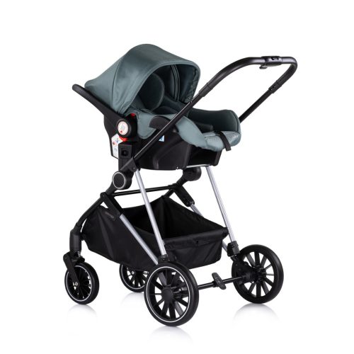 Chipolino Aura babakocsi mózessé alakítható sportrésszel - Basil