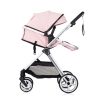 Chipolino Vista babakocsi mózessé alakítható sportrésszel - Pink Marshmallow